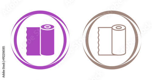 Plastic sheeting Vector Icon