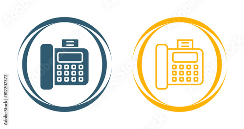 Fax Machine Vector Icon