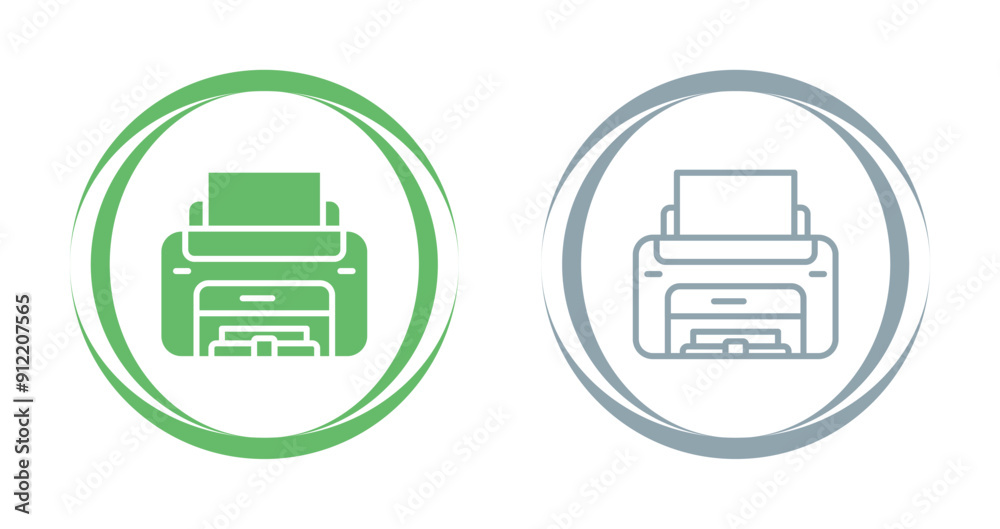 Laser Printer Vector Icon