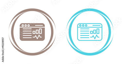 Social Media Analytics Vector Icon