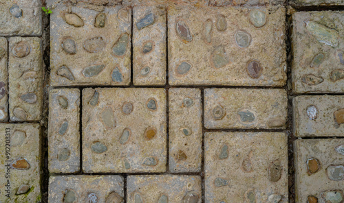 Texture of a stone wall. Old castle stone wall texture background.