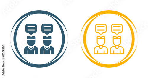 Business Analytics Consult Vector Icon