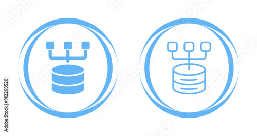 Data Modeling Vector Icon