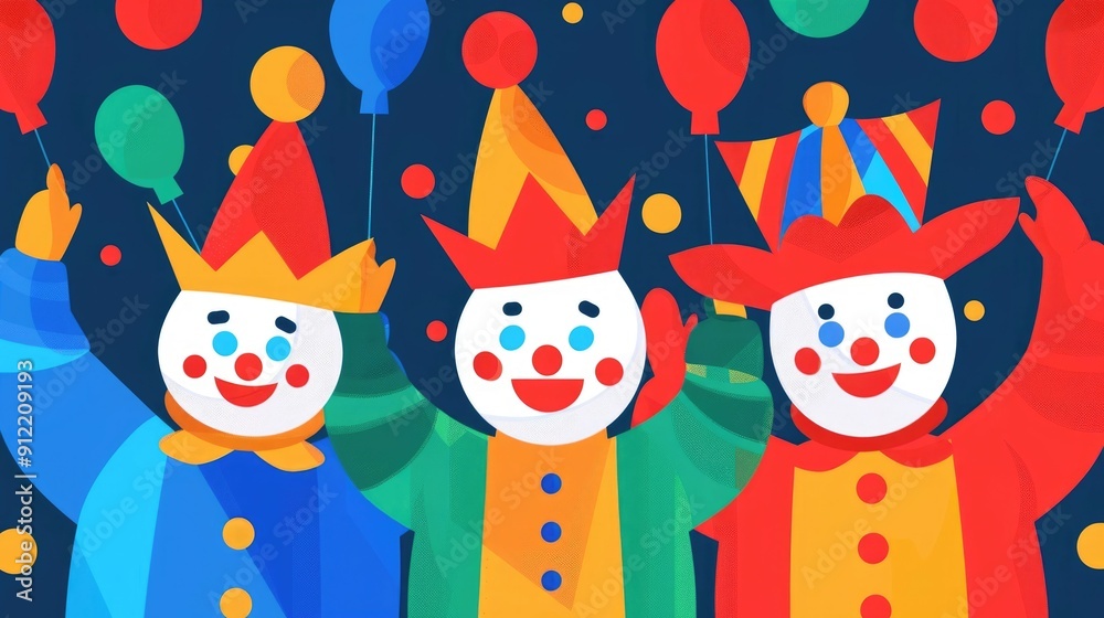 Vibrant and Joyous of a Colorful Parade March with Festive Floats Costumes and Celebrating a Holiday or Carnival Event in a City or Urban Setting Vibrant and Joyous of a Colorful Parade March with Festive Floats Costumes and Celebrating a Holiday or Carnival Event in a City or Urban Setting