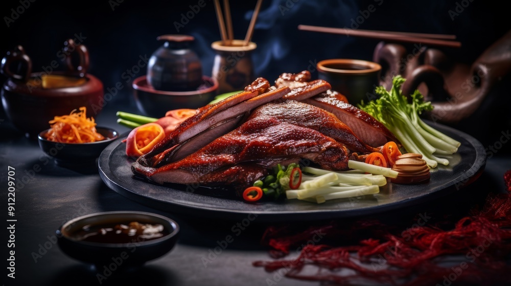 Tempting Peking Duck dish Tempting Peking Duck dish