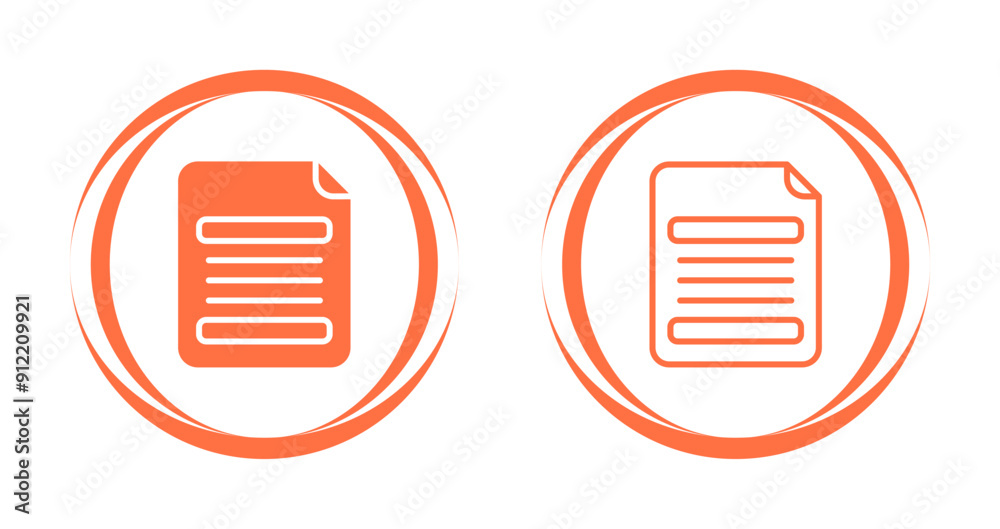 Resume Vector Icon Resume Vector Icon