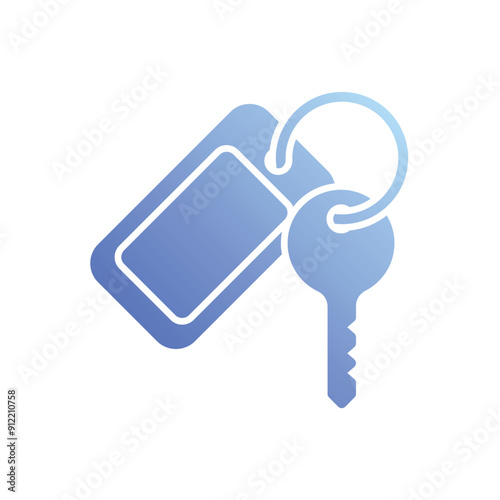 Room key vector icon