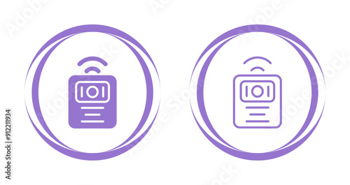  Wireless Intercom Vector Icon