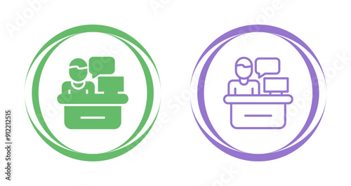 Academic Advisor Vector Icon