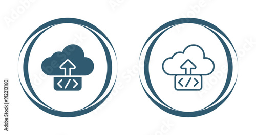 Cloud Deployment Vector Icon