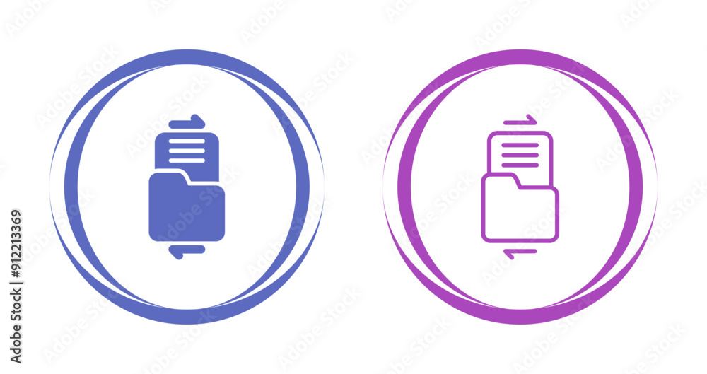 Obraz premium File Sharing Vector Icon