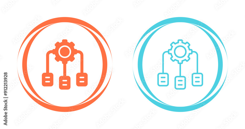 Software-Defined Networkin Vector Icon Software-Defined Networkin Vector Icon
