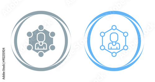 Network Segmentation Vector Icon