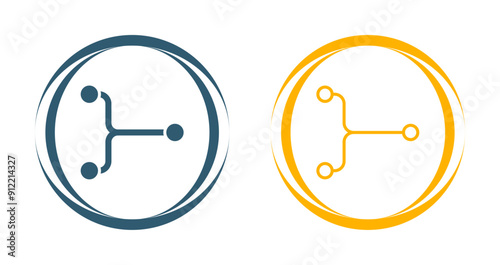 Convergence Vector Icon