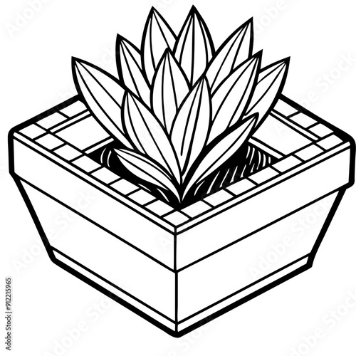Isometric Plant Pot3
