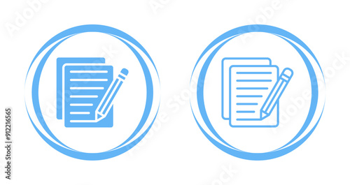 Document Edit Vector Icon