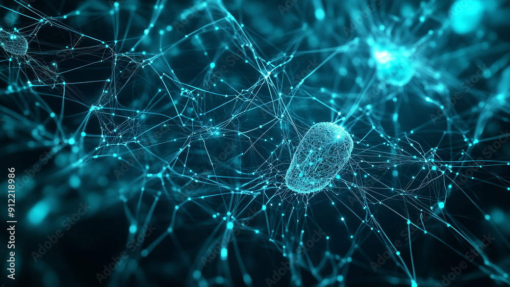 Glowing Neural Connections: Advanced Technology Glowing Neural Connections: Advanced Technology