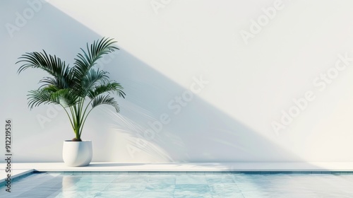 Minimalist Poolside Oasis