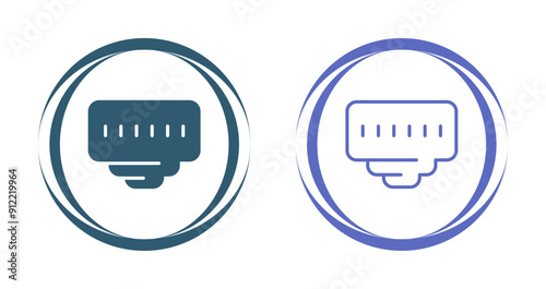 Ethernet Port Vector Icon