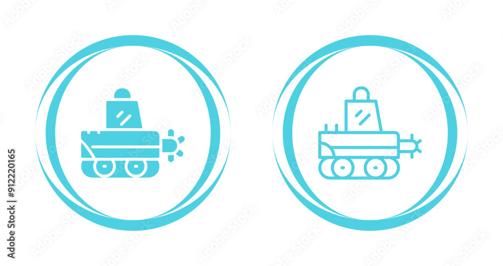 Naklejka premium Trencher Vector Icon
