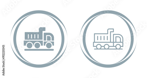 Dump Truck Vector Icon