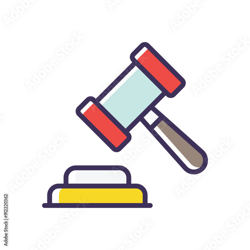 Election Law vector icon
