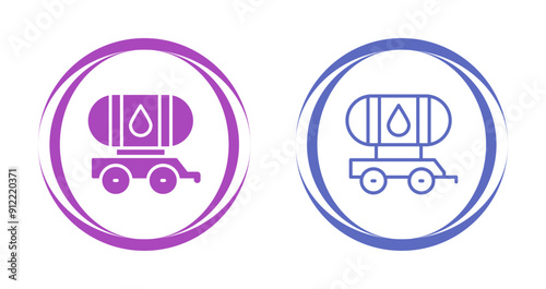 Tanker Truck Vector Icon