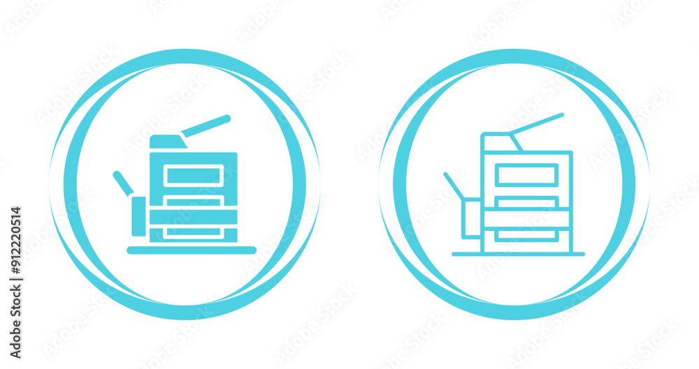 Copy Machine Vector Icon Copy Machine Vector Icon
