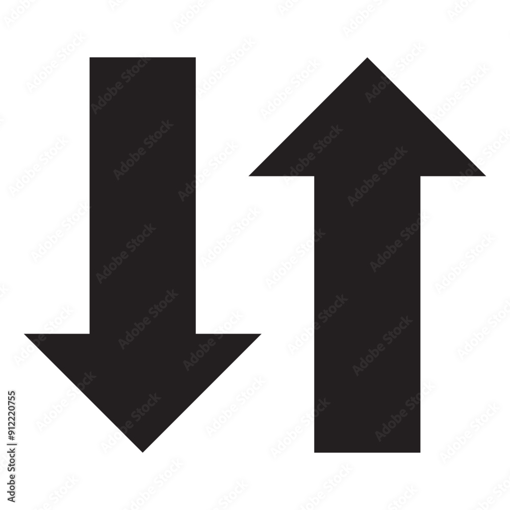up and down arrows icon vector, Rounded mini arrows, up-down icon. A small two-way black direction symbol. up and down arrows icon vector, Rounded mini arrows, up-down icon. A small two-way black direction symbol.