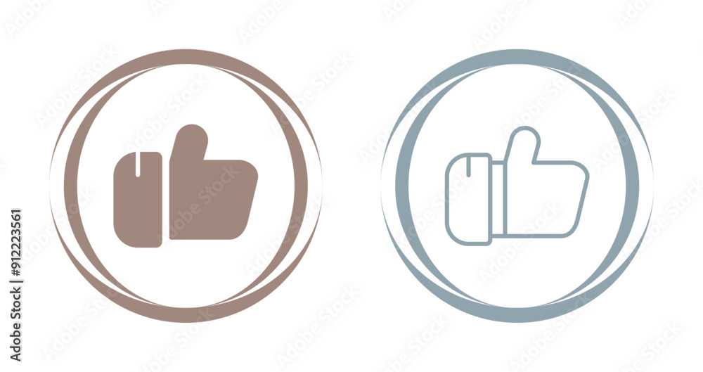 Thumbs Up Vector Icon Thumbs Up Vector Icon