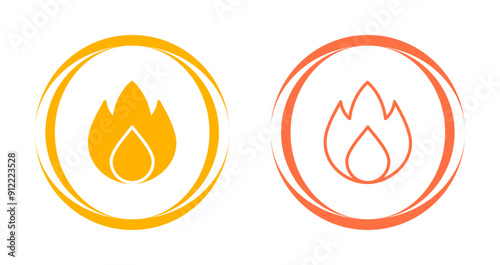 Flame Vector Icon