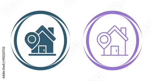 Home Location Vector Icon