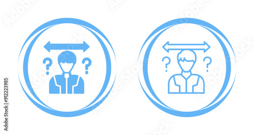 Uncertainty Vector Icon