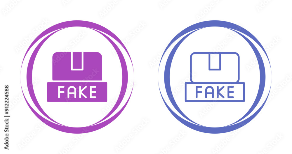 Counterfeit Products Vector Icon Counterfeit Products Vector Icon
