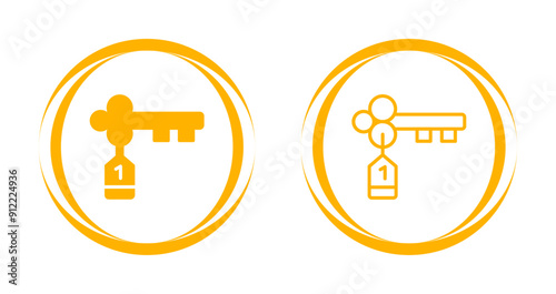 Door Key Vector Icon