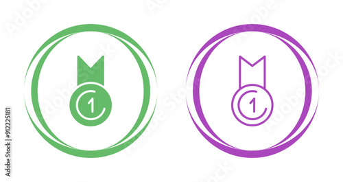 First Place Vector Icon