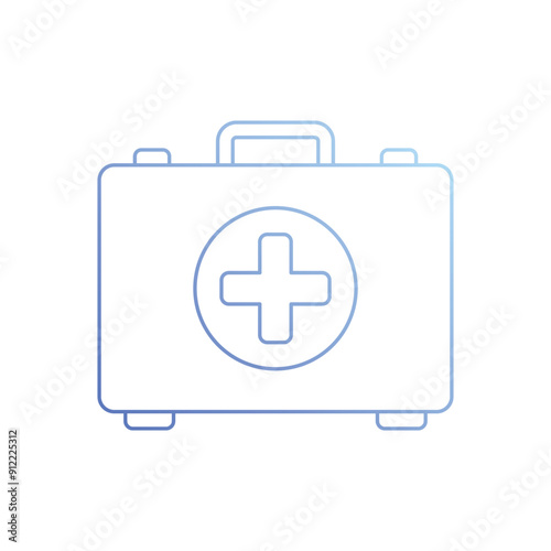 First aid kit vector icon