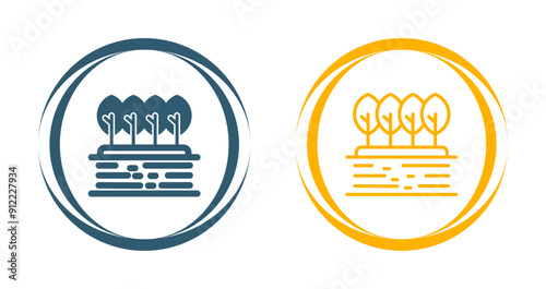 Lake Vector Icon