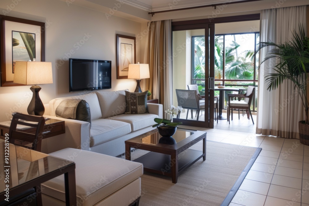 An executive suite at a luxury resort, offering sophisticated accommodations with high-end amenities and unparalleled service An executive suite at a luxury resort, offering sophisticated accommodations with high-end amenities and unparalleled service