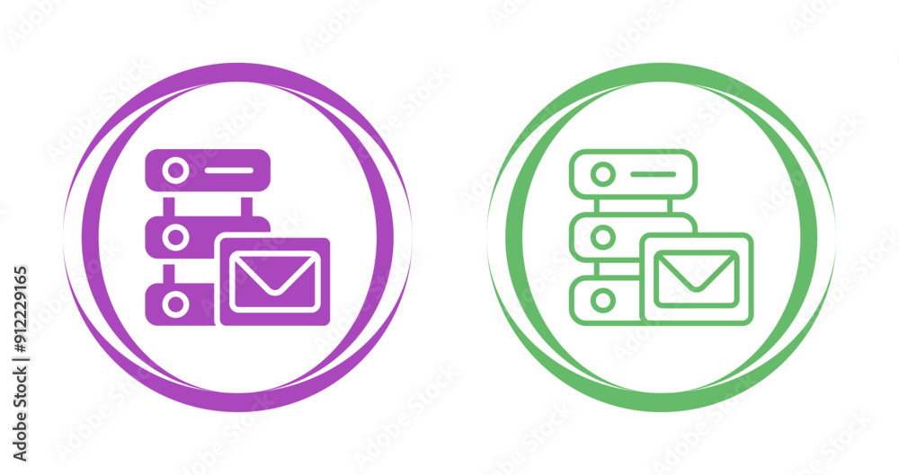 SMTP Server Vector Icon SMTP Server Vector Icon