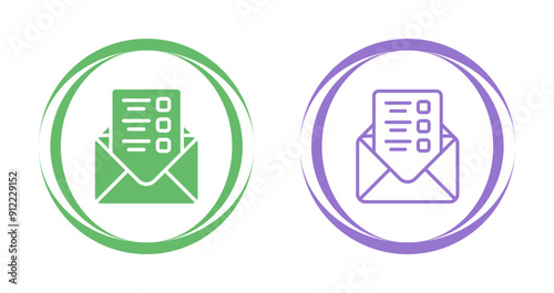 Mailing Lists Vector Icon