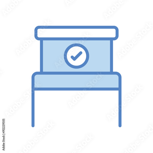 Voting Booth vector icon