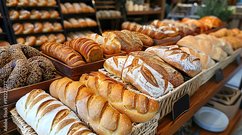 Obraz na płótnie baked bread w salonie