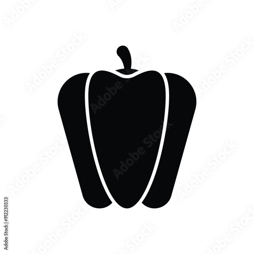 Capsicum vector icon