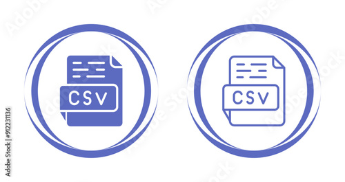 CSV Vector Icon