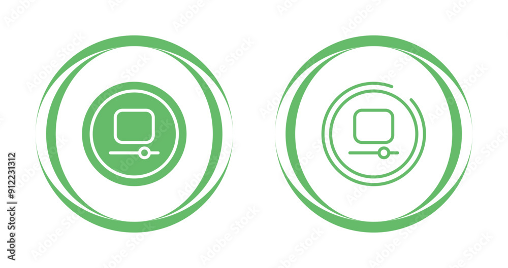 Video Stop Button Vector Icon Video Stop Button Vector Icon