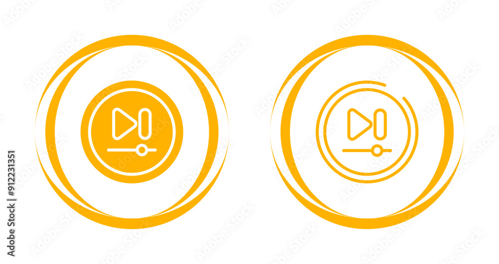 Video Next Track Button Vector Icon Video Next Track Button Vector Icon