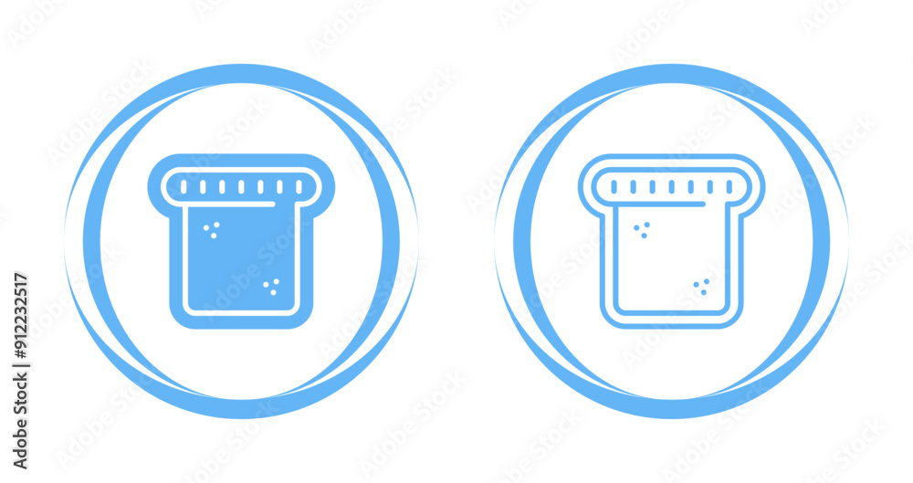 Toast Vector Icon Toast Vector Icon