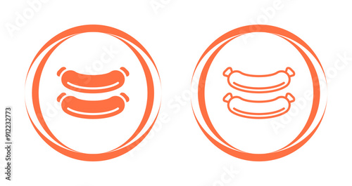 Sausage Vector Icon