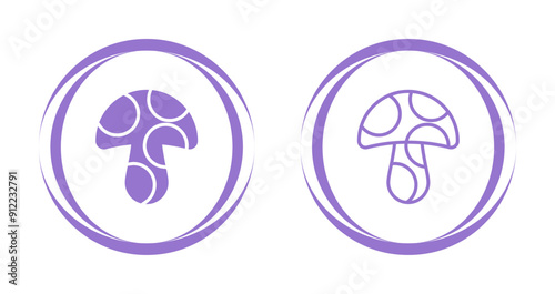 Mushroom Vector Icon